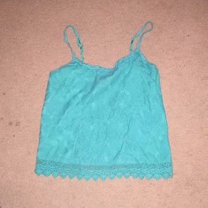 Teal Aeropostale spaghetti strap fashion top